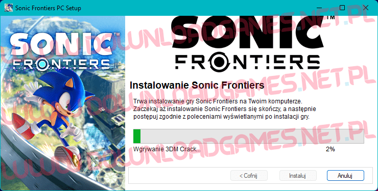 Sonic Frontiers pelna wersja