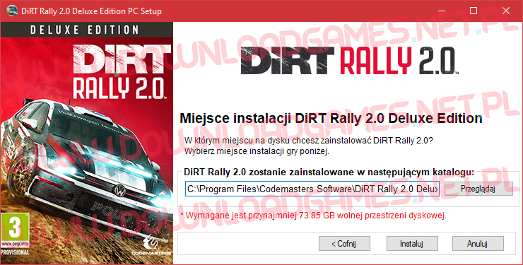 DiRT Rally 2.0 download pc