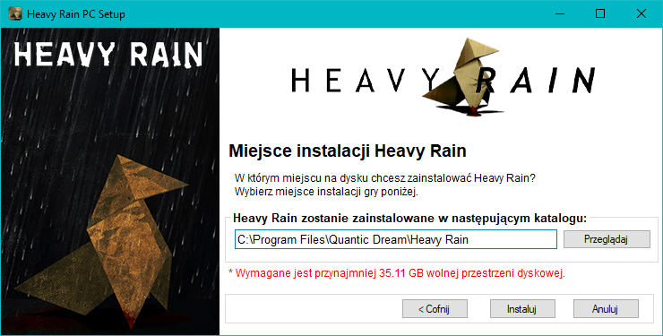 Heavy Rain download pc