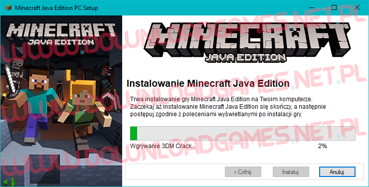 Minecraft Java Edition pelna wersja