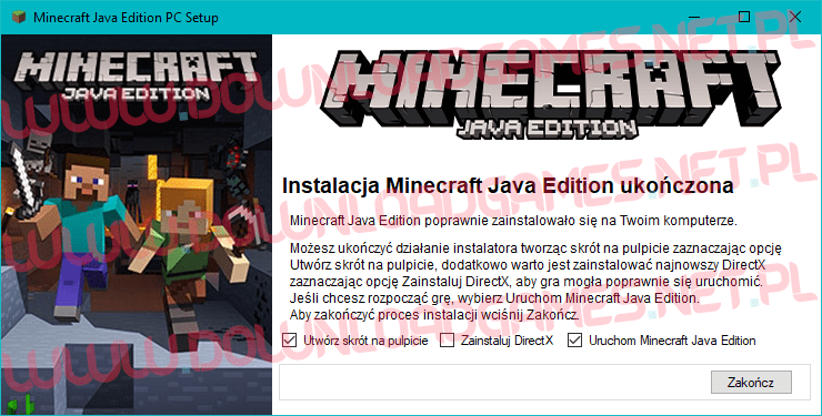 jak pobrac Minecraft Java Edition