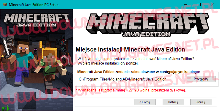 Minecraft Java Edition download pc