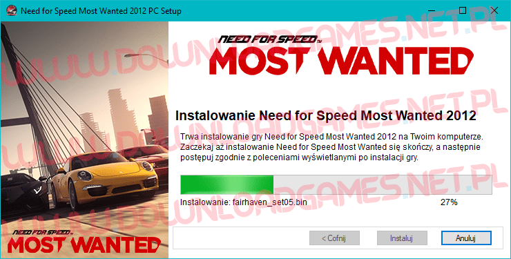 Need for Speed Most Wanted 2012 download pelna wersja
