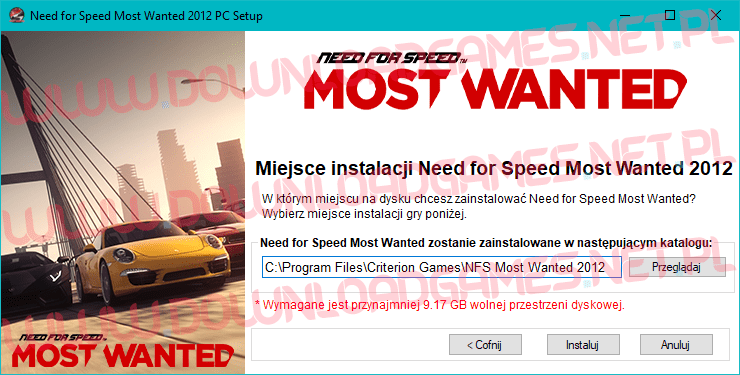 Need for Speed Most Wanted 2012 download pc