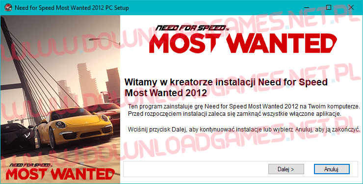 Need for Speed Most Wanted 2012 pobierz