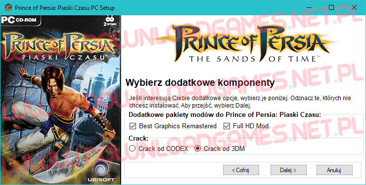 Prince of Persia Piaski Czasu pobierz pc
