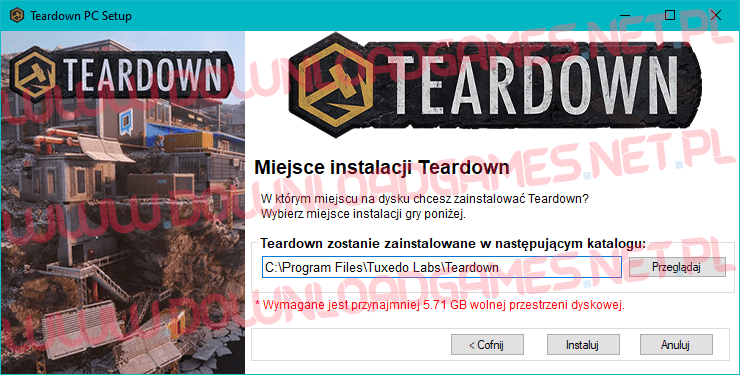 Teardown download pc